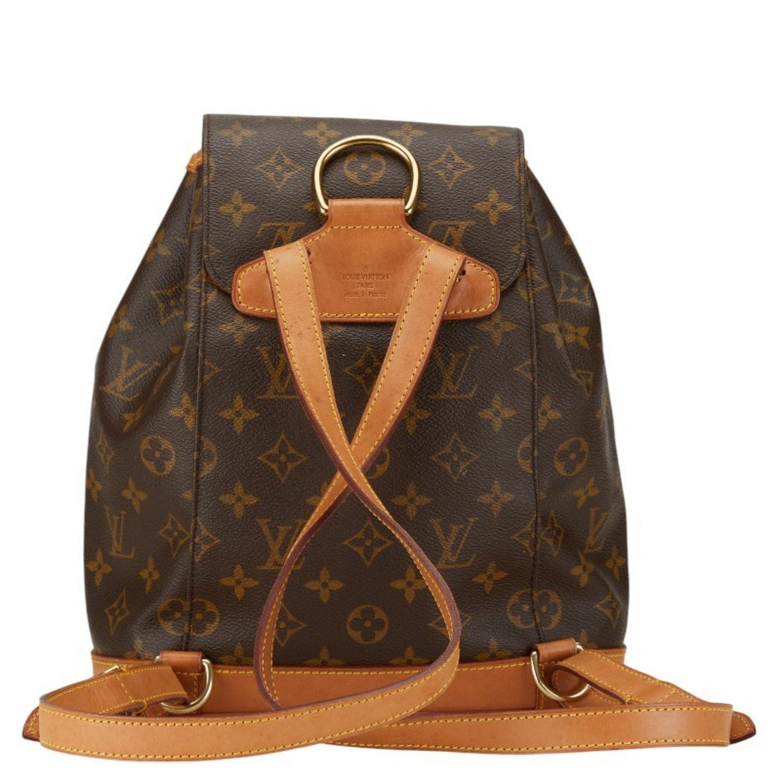 Louis Vuitton Montsouris Mm  Canvas Backpack Bag