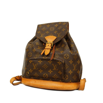 Louis Vuitton Montsouris Mm  Canvas Backpack Bag