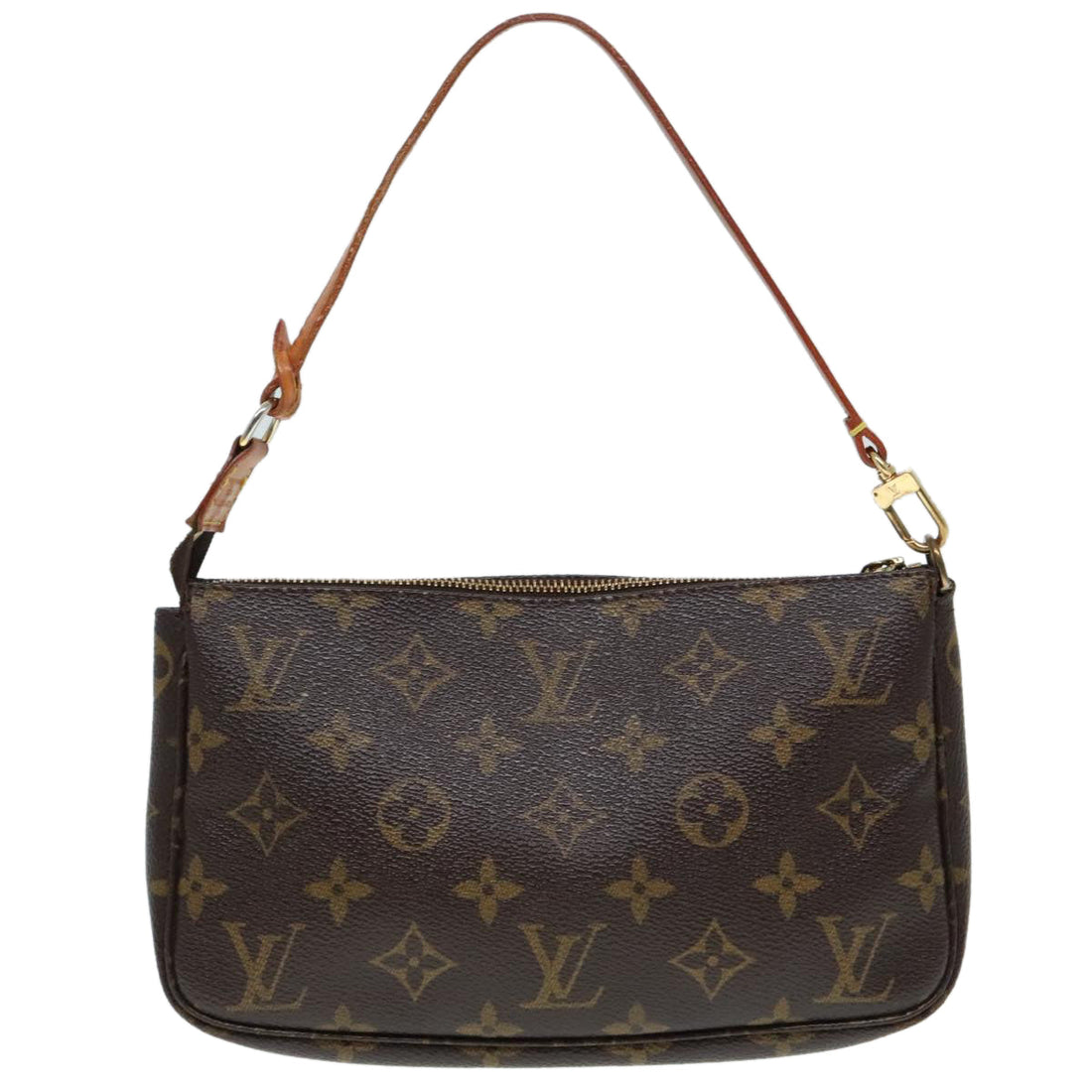 Louis Vuitton Pochette Accessoire  Canvas Clutch Bag