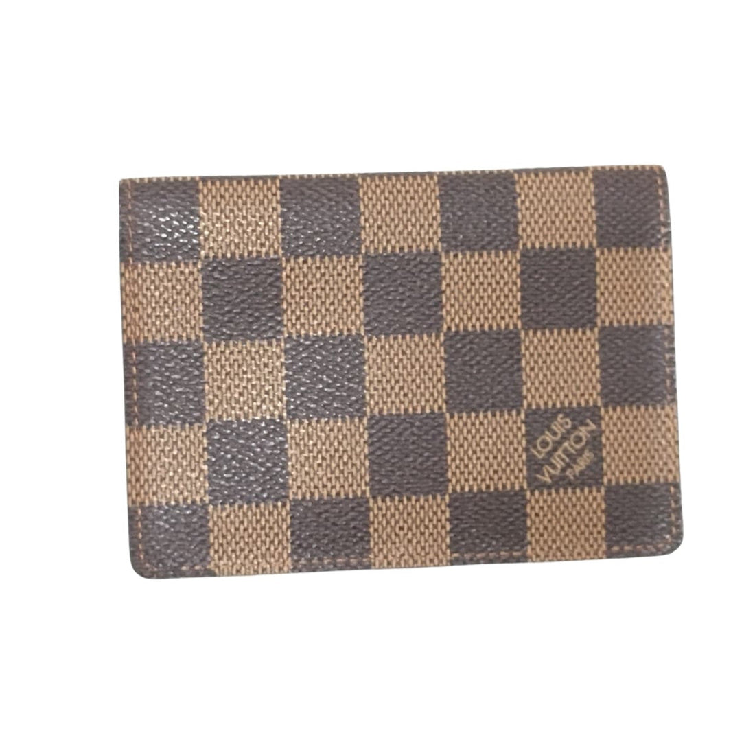 Louis Vuitton Porte Carte Double  Canvas Wallet