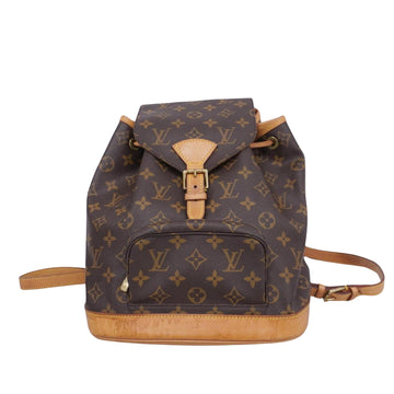 Louis Vuitton Montsouris  Canvas Backpack Bag
