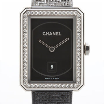Chanel Boyfriend Twid H5318 SS QZ Black