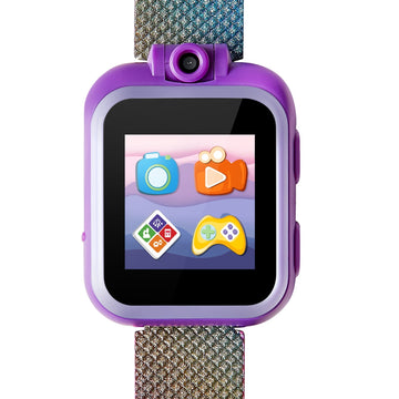 PlayZoom 2 Kids Smartwatch: Dark Rainbow Glitter Print