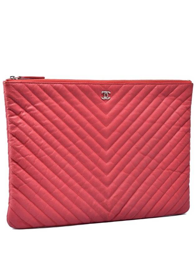 Women s Clutch Caviar Large No 25 Chanel
