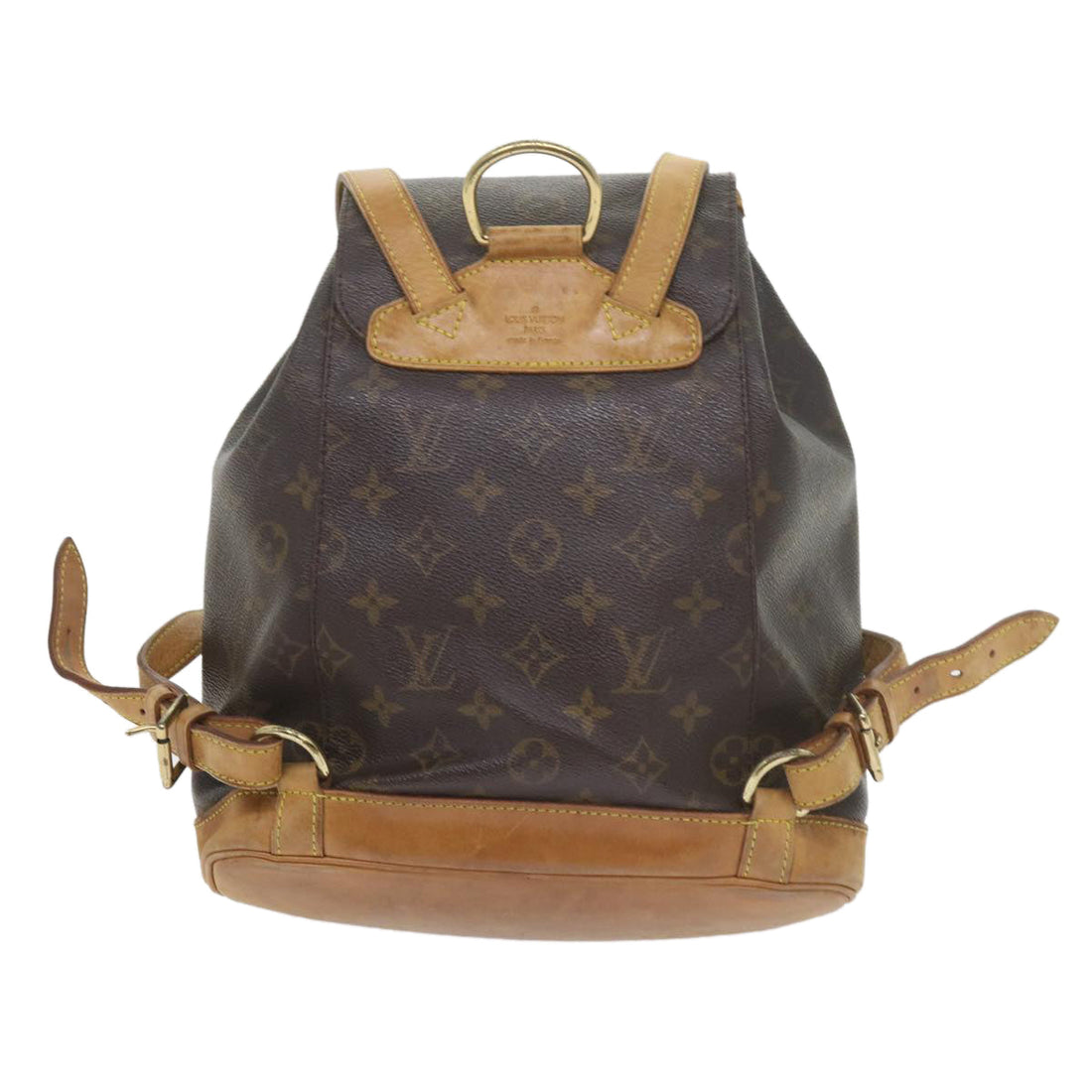 Louis Vuitton Montsouris Mm  Canvas Backpack Bag