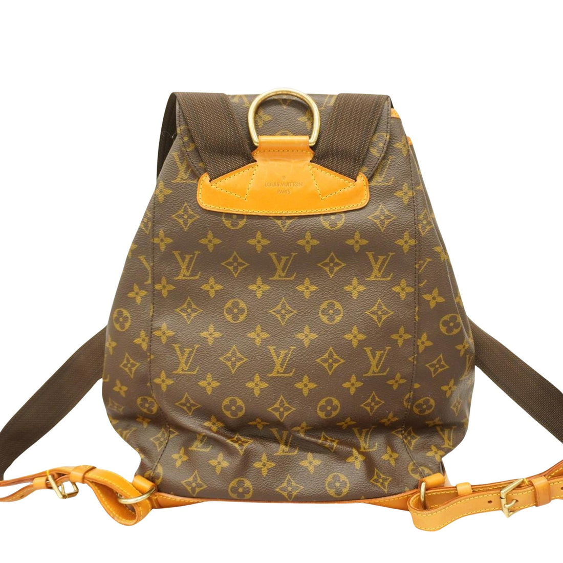 Louis Vuitton Montsouris Gm  Canvas Backpack Bag