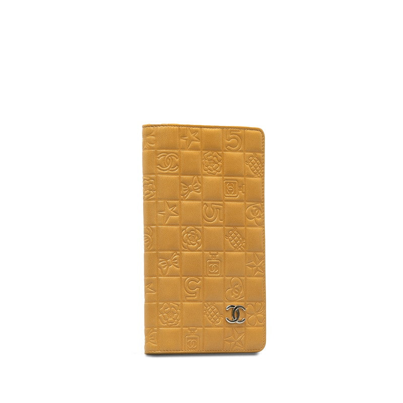 Chanel  Chanel Long Wallet Leather Beige Ladies no market