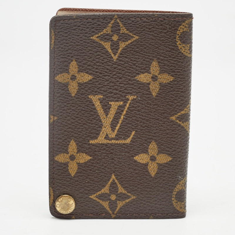 Louis Vuitton Monogram Canvas Porte Cartes Credit Pression Card Holder