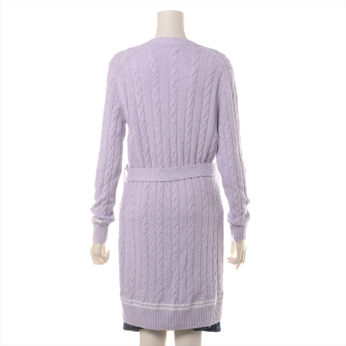 Chanel P72 Cotton x Leion Cardigan 36  Pearl Lion Button