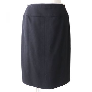 Chanel  Wool Skirt Black 38