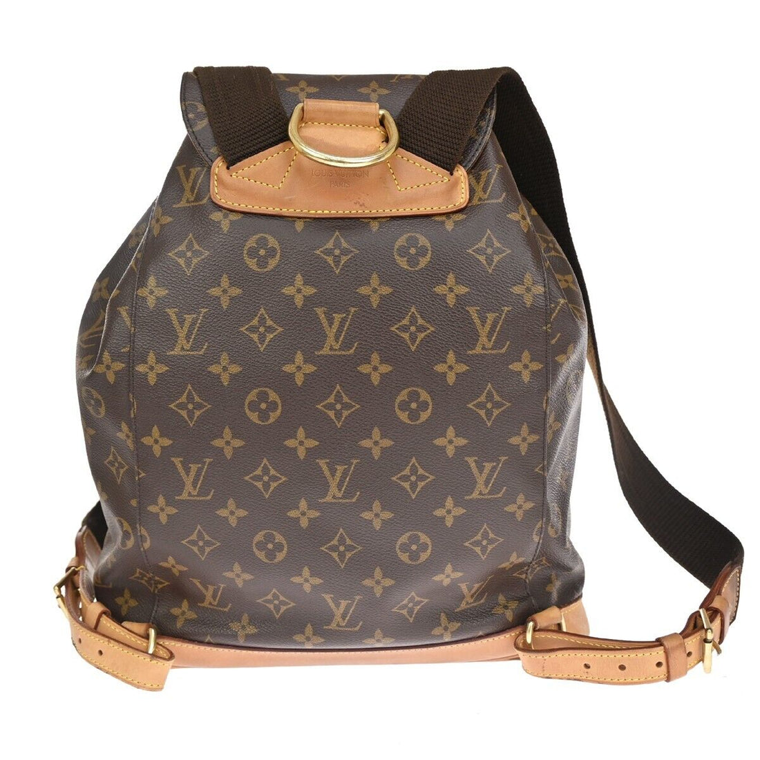 Louis Vuitton Montsouris Gm  Canvas Backpack Bag