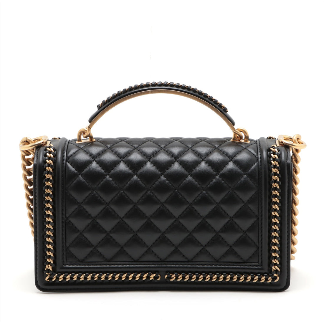 Top Quality Chanel Boy Top Quality Chanel  Chain Shoulder Bag Black G