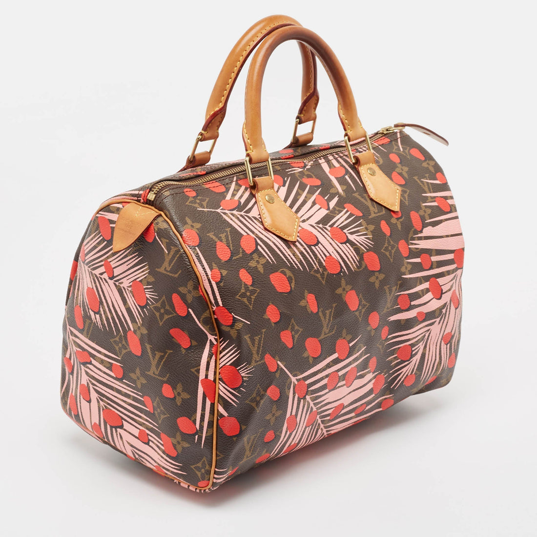 Louis Vuitton Monogram Canvas Limited Edition Jungle Dots Speedy 30