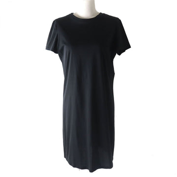 Top Quality Chanel Cotton Short Sleeve Dress Black M
