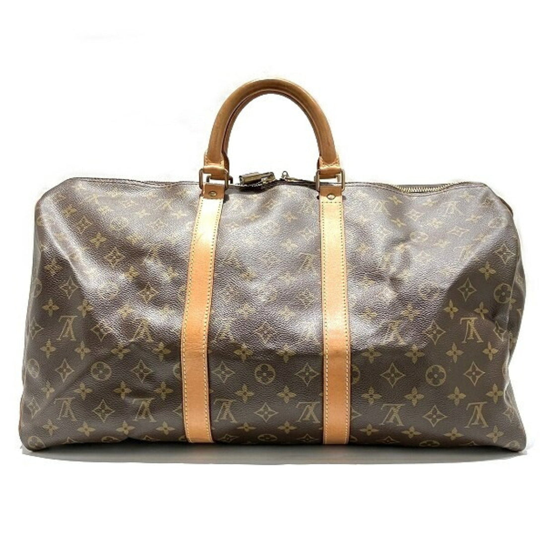 Louis Vuitton Keepall 55  Canvas Travel Bag