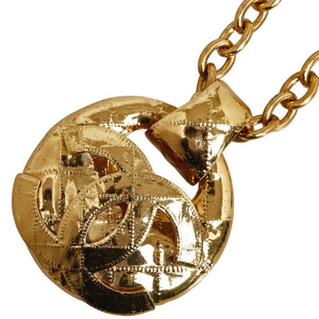 Chanel  cocono mark big mattress chain necklace gold makeup ladies Chanel