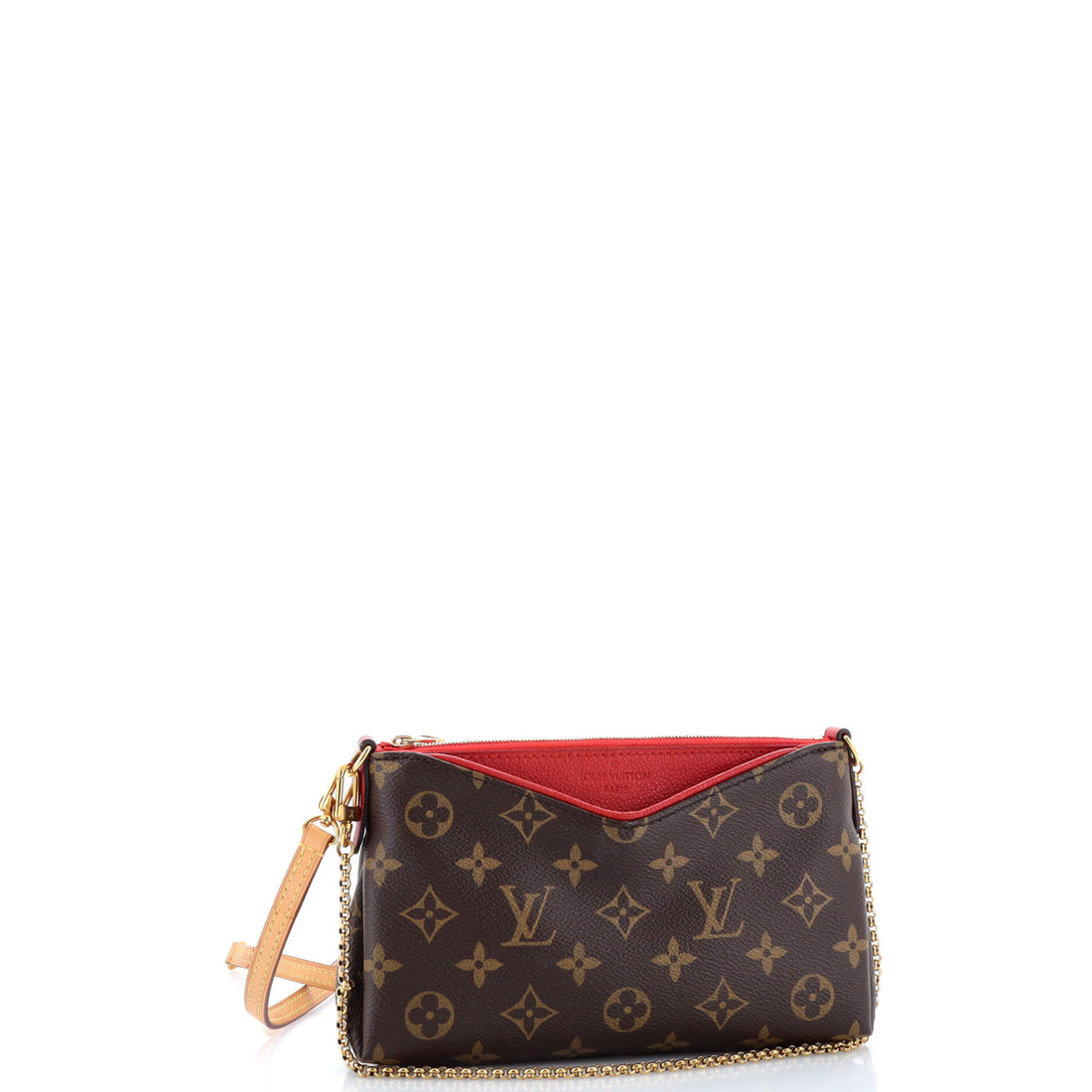 Pallas Clutch Monogram Canvas with Leather