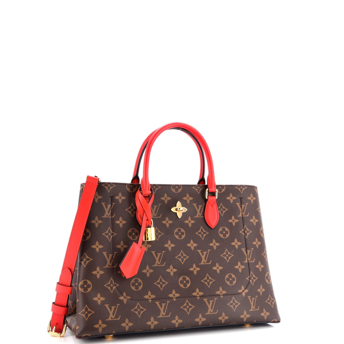 Flower Tote Monogram Canvas