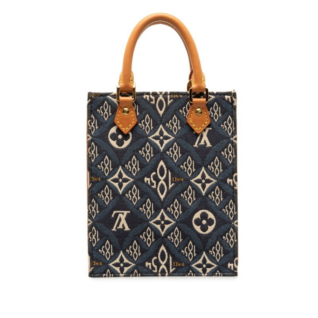 Louis Vuitton Sac Plat  Canvas Handbag
