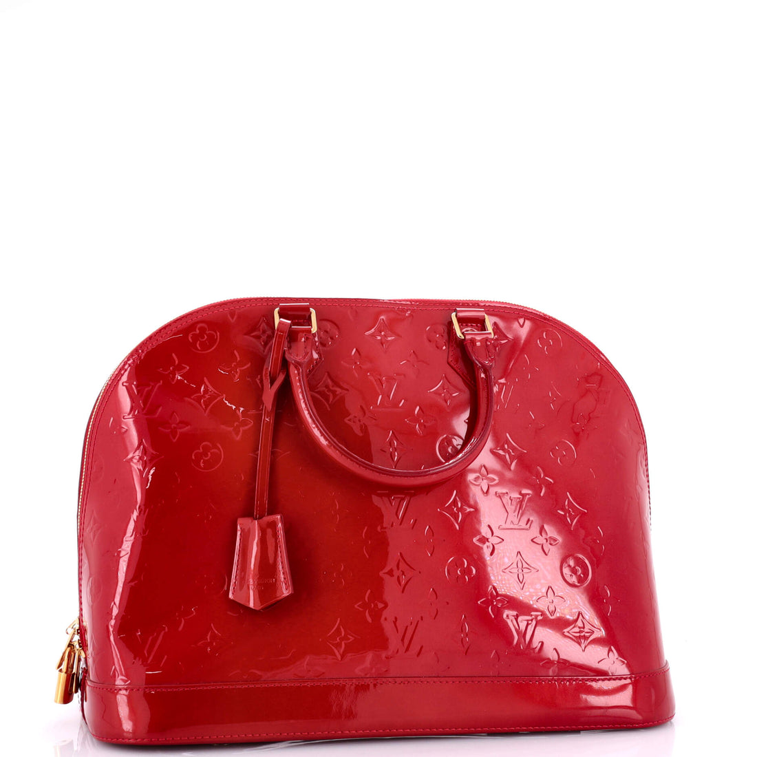 Alma Handbag Monogram Vernis GM