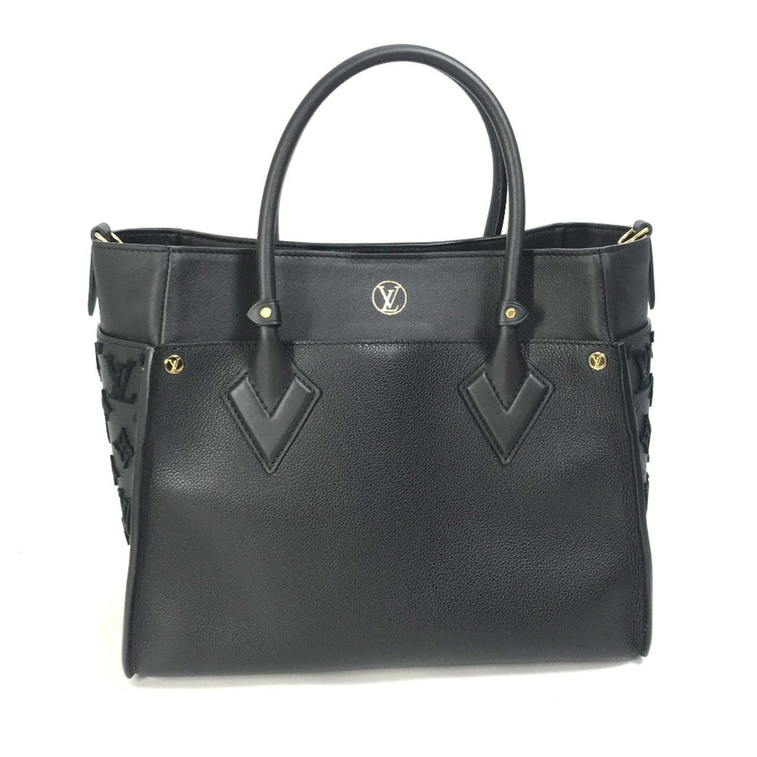 Louis Vuitton On My Side  Leather Tote Bag