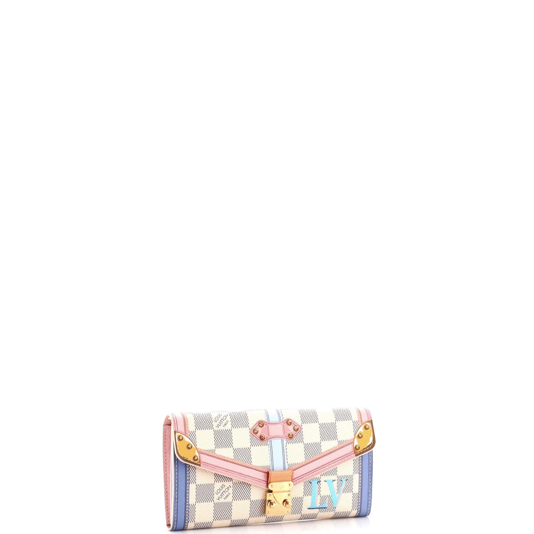 Sarah Wallet NM Limited Edition Damier Summer Trunks