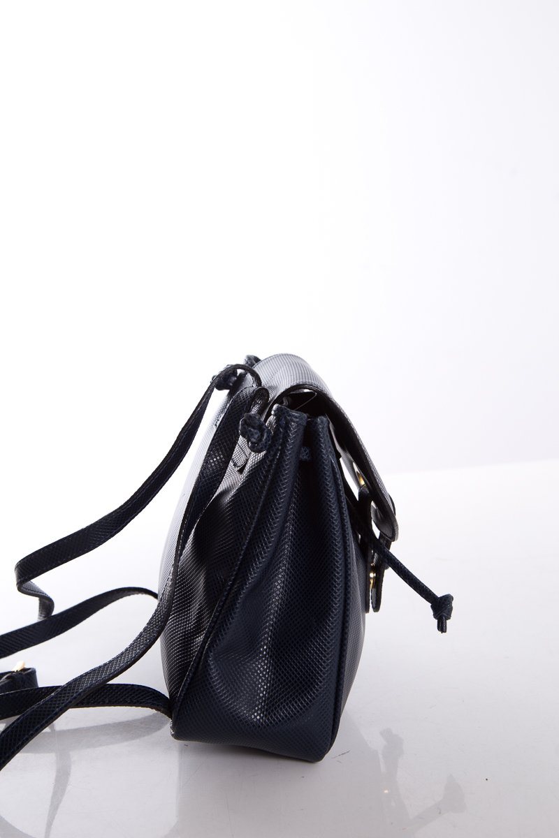 Bottega Veneta Blue  Leather Mini Backpack