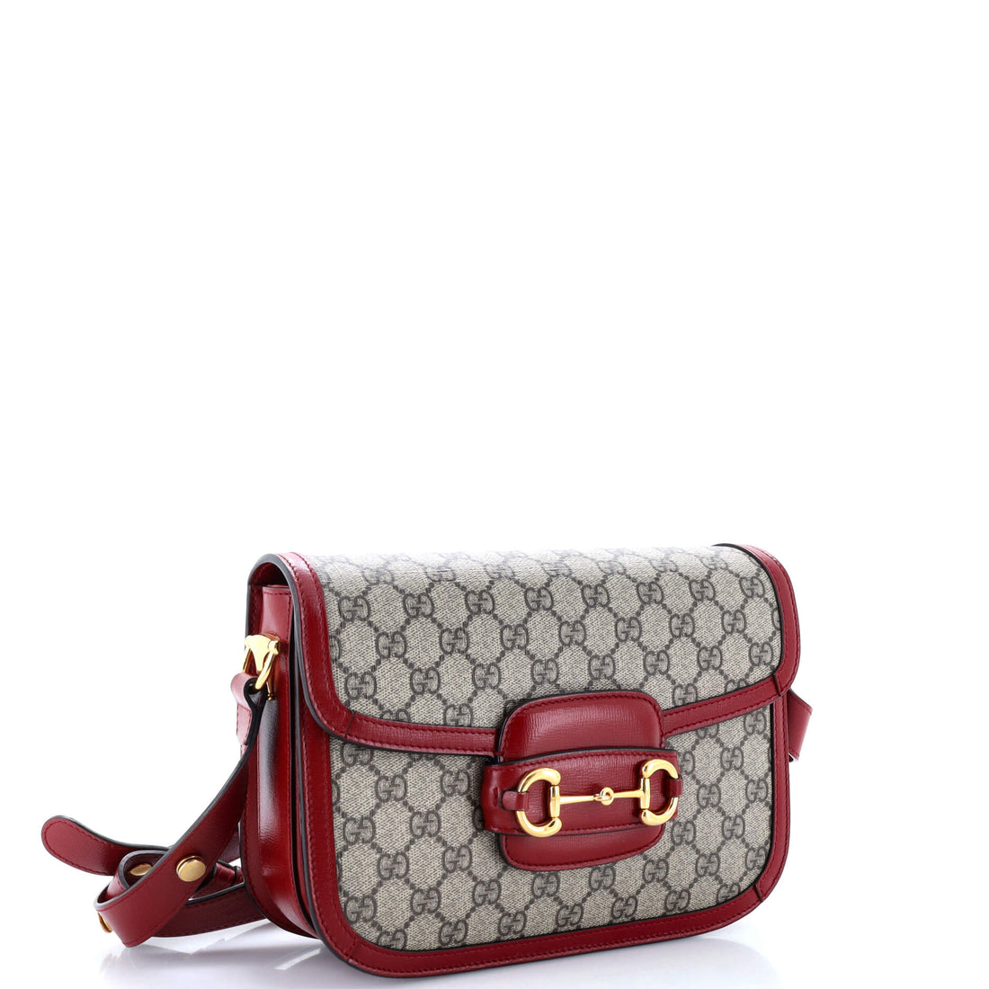 Horsebit 1955 Shoulder Bag GG Coated Canvas Small