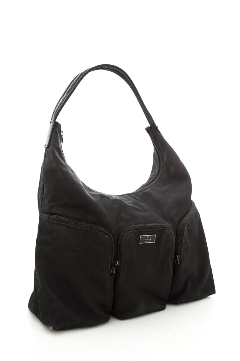 Gucci  Black Triple Pouch Handbag