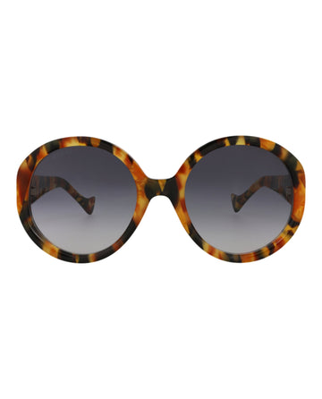 Round-Frame Recycled Acetate Sunglasses