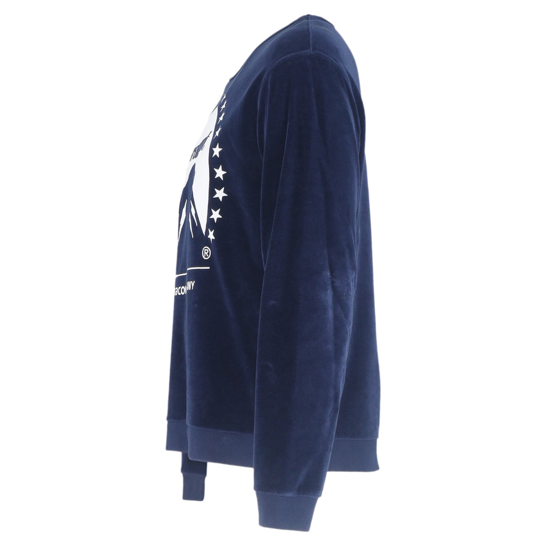 Gucci Paramount Crewneck Sweatshirt in Navy Blue Cotton