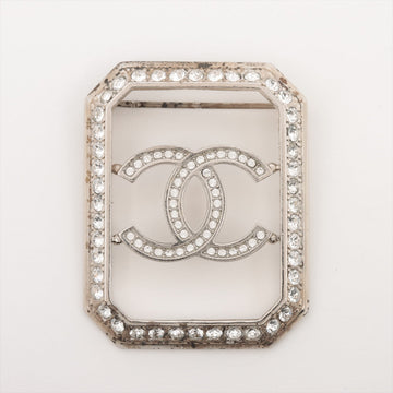 Chanel Coco B18P Brochure GP Rhinestone Silver