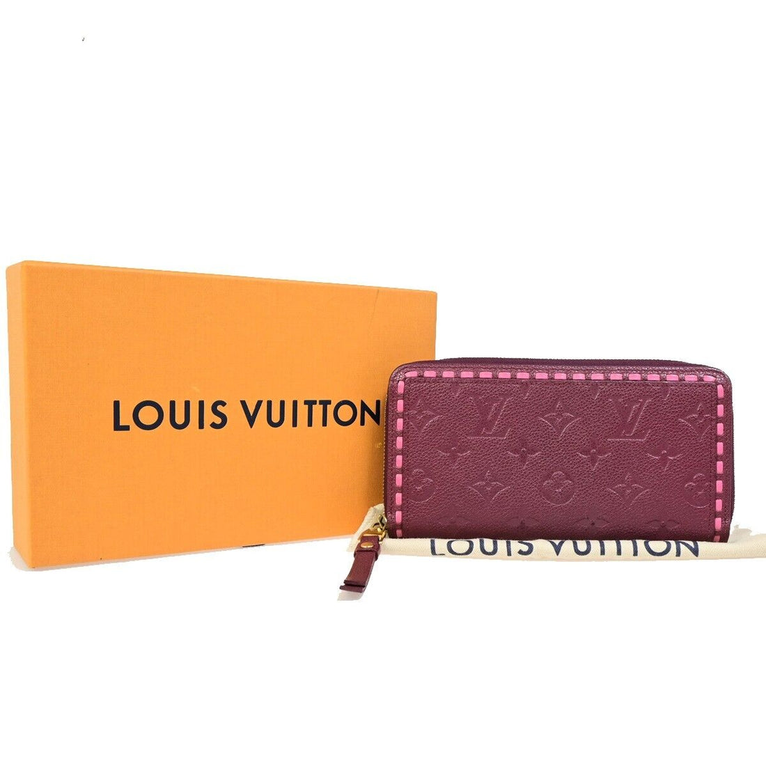 Louis Vuitton Zippy Wallet  Leather Wallet