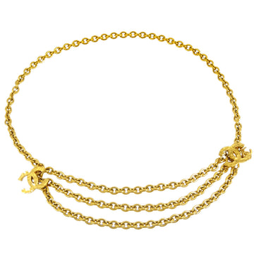 Chanel CC Chain Belt Gold Small New 684