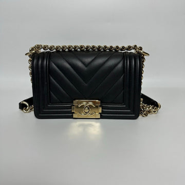 Preloved Chanel Leboy bag Black color - NG102621