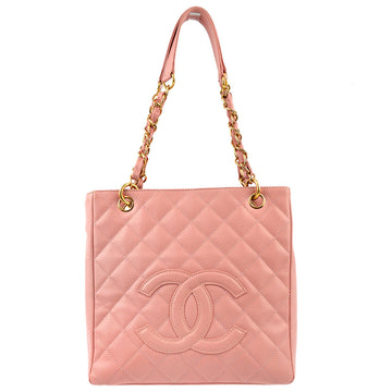 Top Quality Chanel Pink Caviar Petite Shopping Tote PST Tote Bag