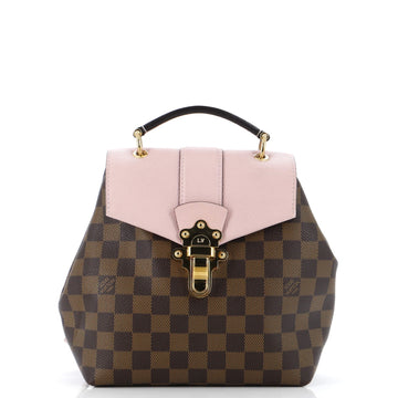 Clapton Backpack Damier and Leather