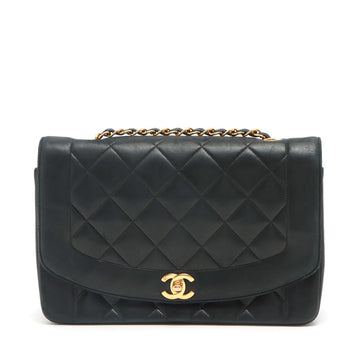 Chanel Matrasse  Single Flap Single Chain Bag Diamond Flap Black Gold  2nd