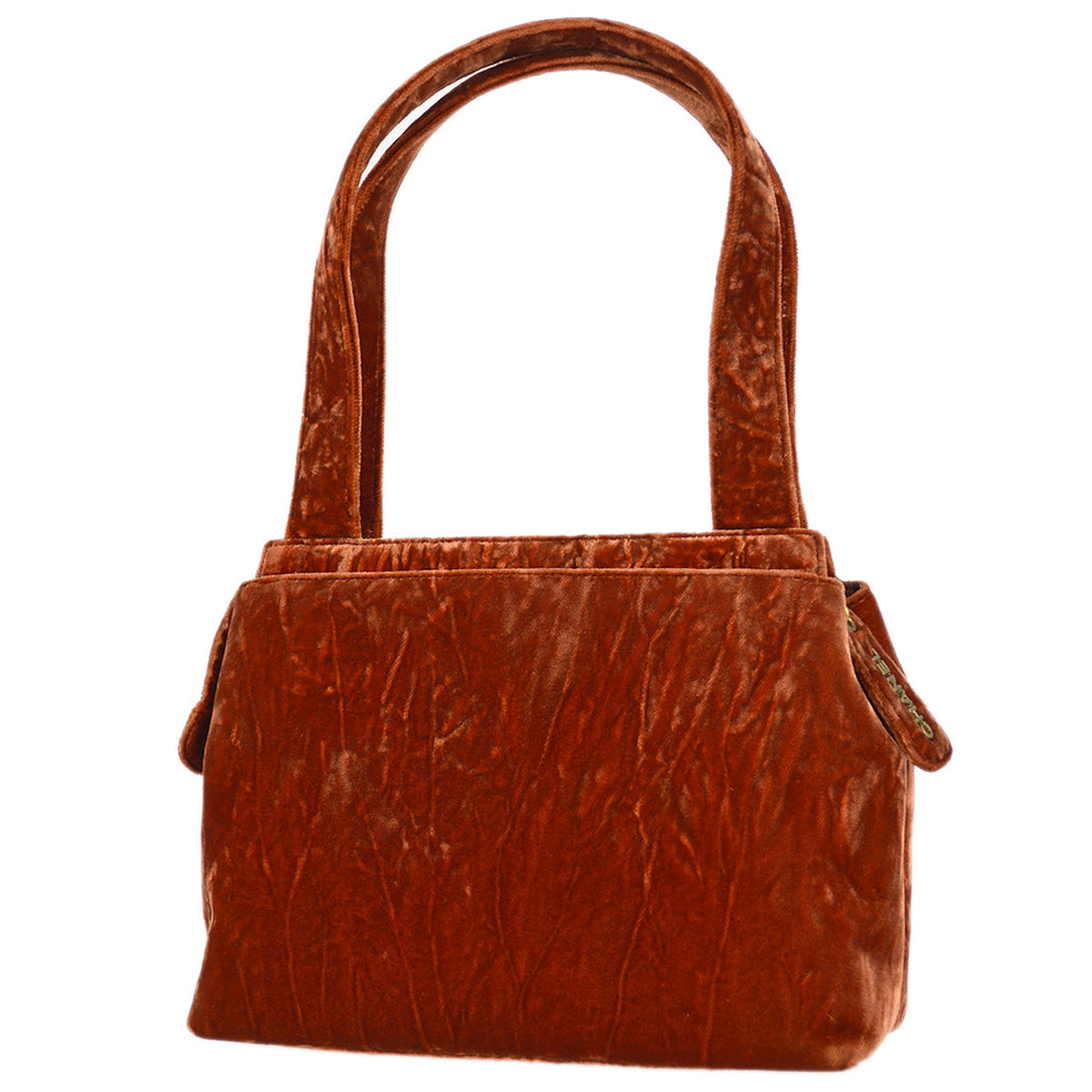 Chanel 1997-1999 Brown Velvet Handbag