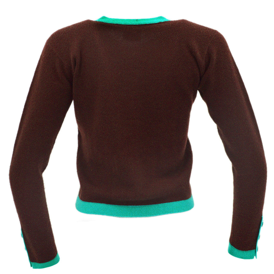 Chanel Cardigan Brown 95A #40