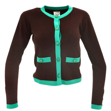 Chanel Cardigan Brown 95A #40