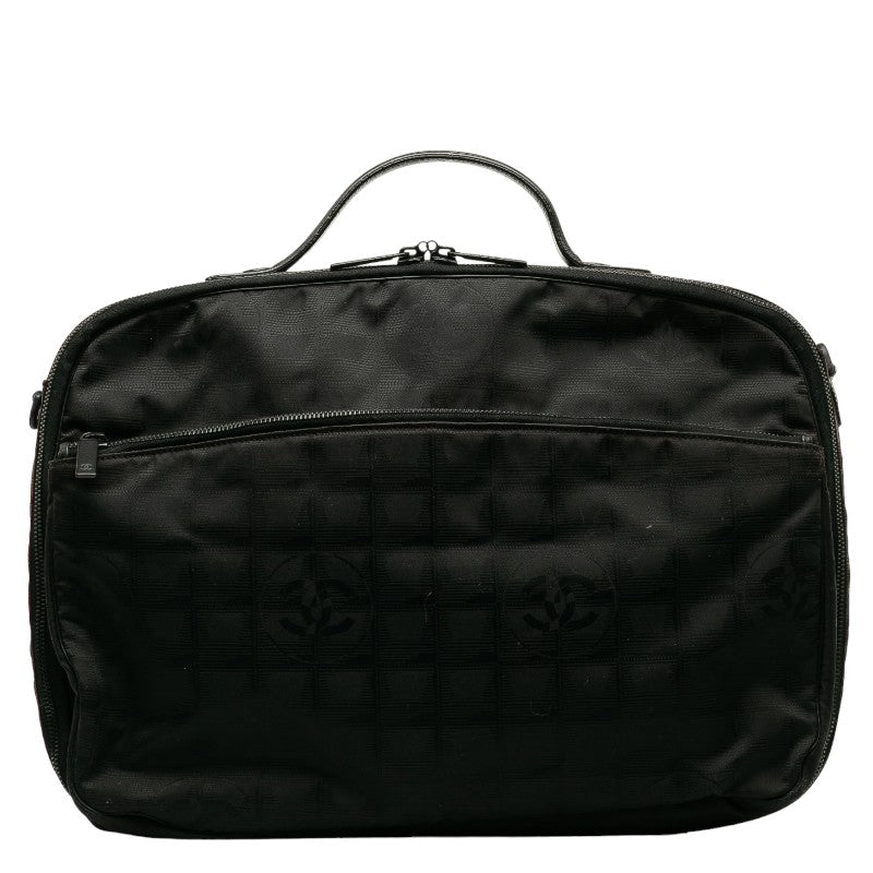Chanel New Label Line Handbags Nylon Black Ladies and Gentlemen