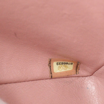 Chanel 2003-2004 Pink Caviar Jumbo Classic Flap Shoulder Bag