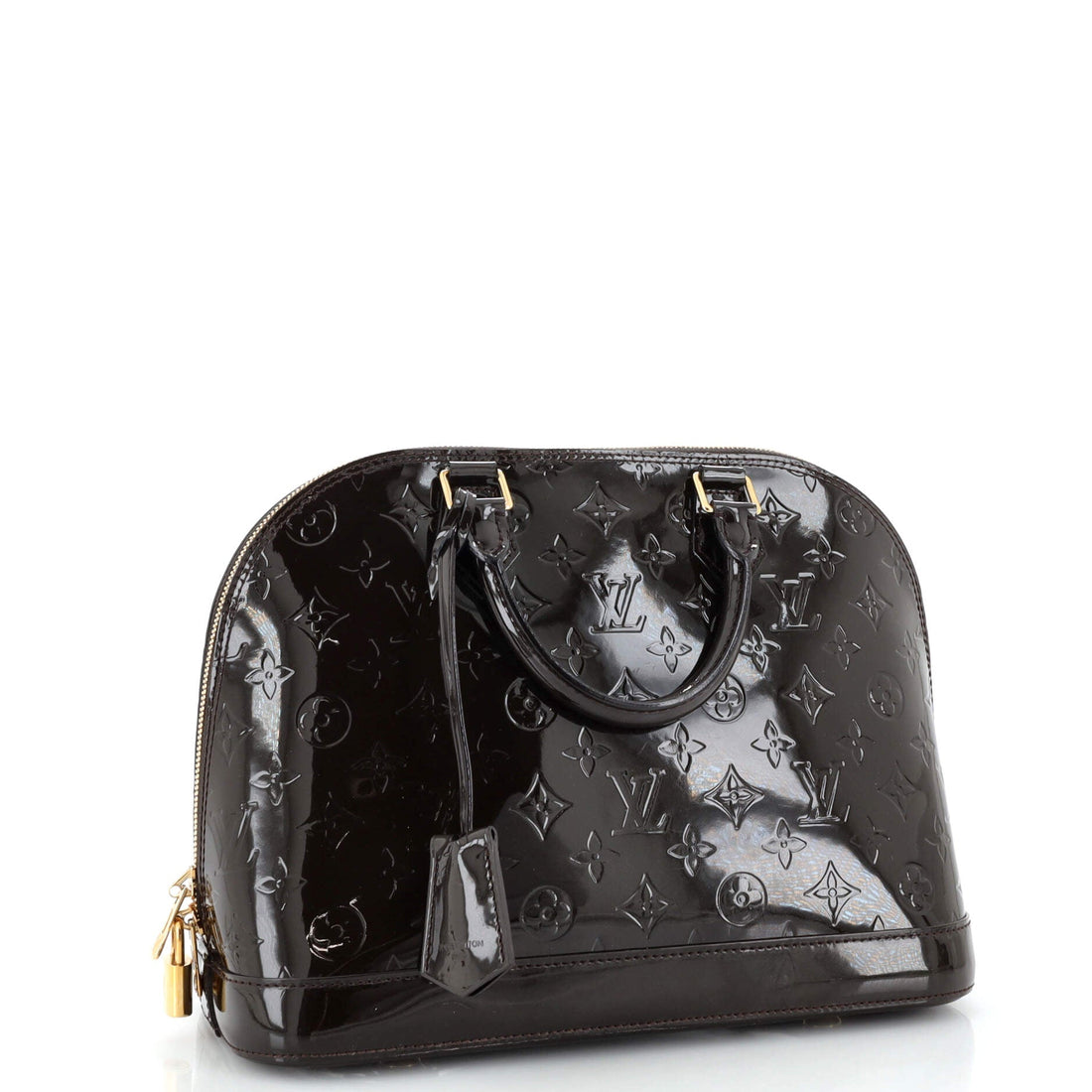 Alma Handbag Monogram Vernis PM