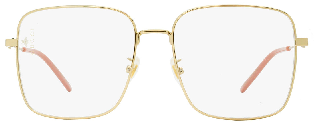 Gucci Women's  Eyeglasses GG0445O 001 Gold/Pink 56mm