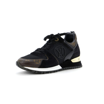Women's Run Away Sneakers Mesh with Monogram Canvas and Suede