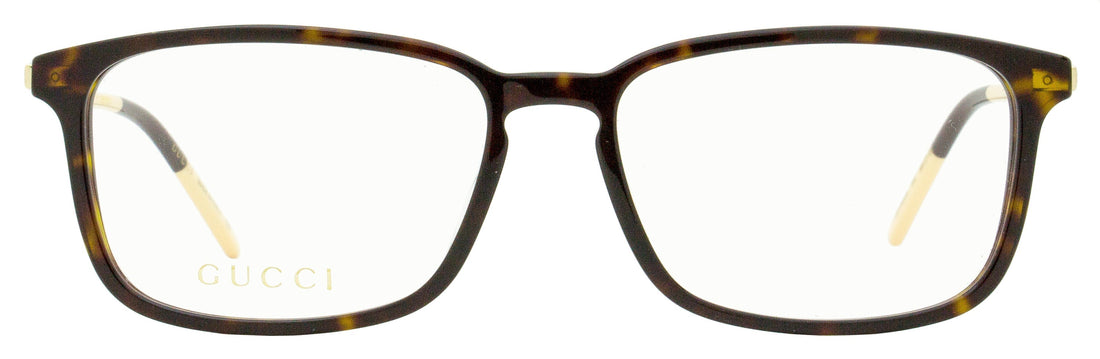 Gucci Men's Classic Eyeglasses GG1056OA 002 Havana/Gold 56mm