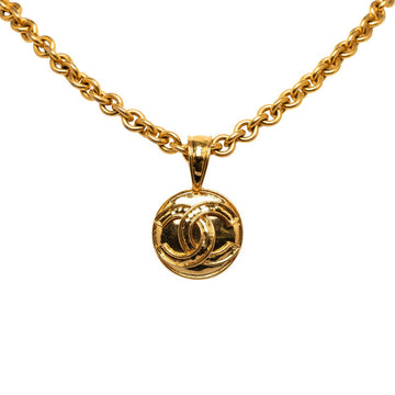 Chanel  Cocono mark Round Collar Gold  Ladies Chanel