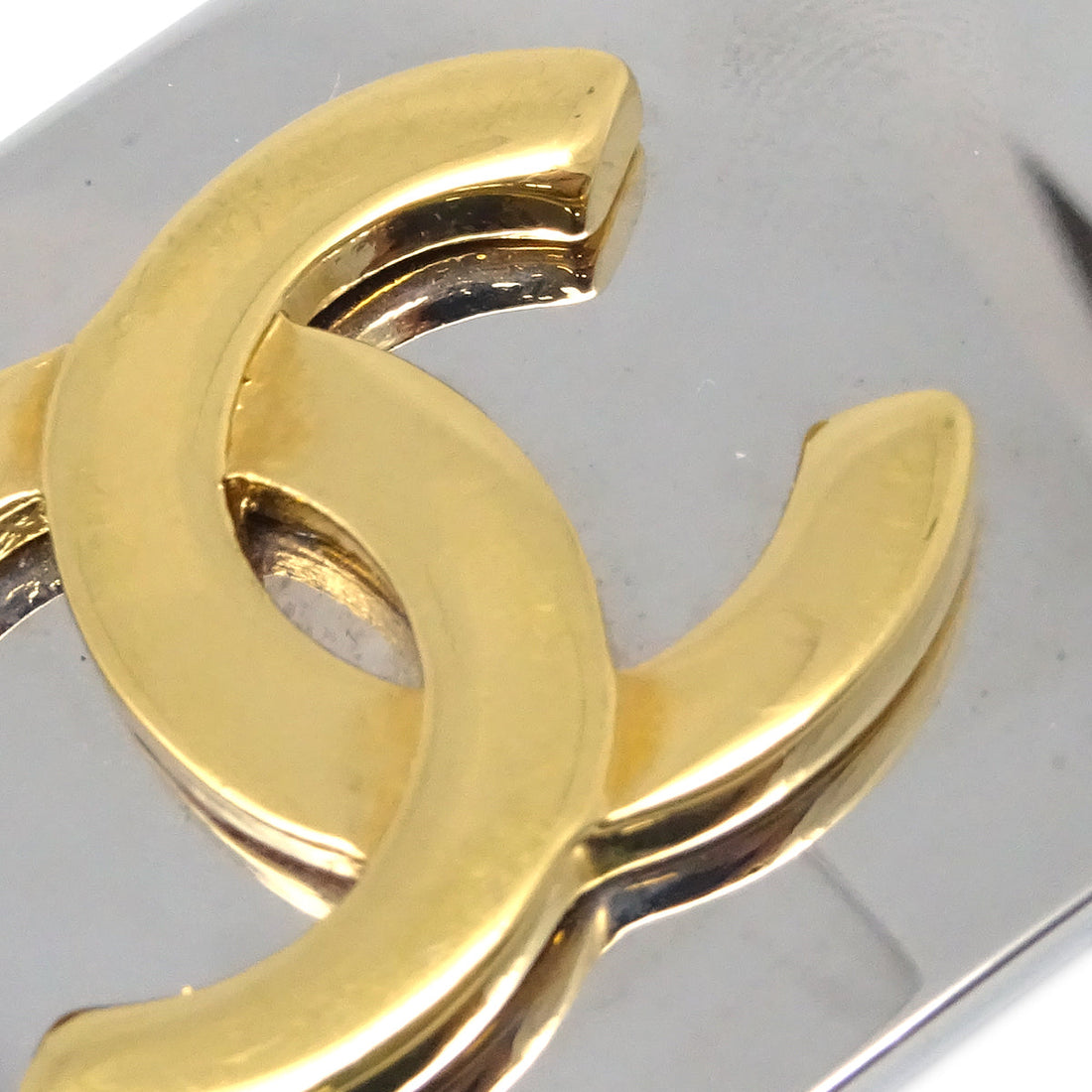 Chanel Hair Clip Hairpin Barrette Silver 98A/71