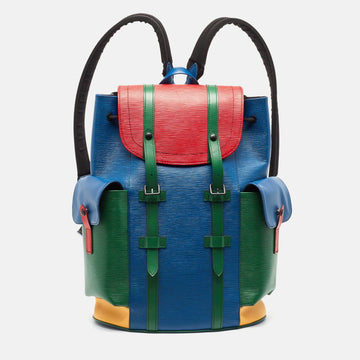 Louis Vuitton Multicolor  Leather Christopher Mm Backpack